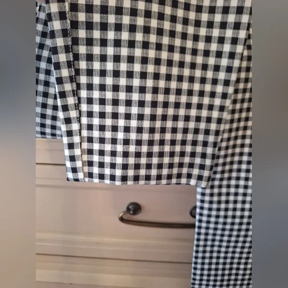 Old Navy Black And White Checkered High Rise Skinny Pants Size 4 - Picture 12 of 12